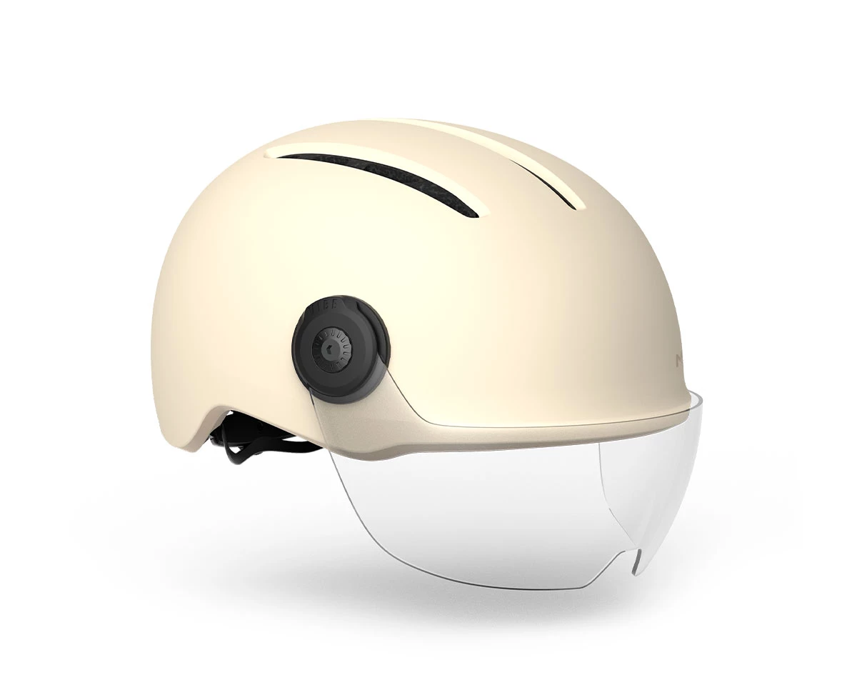 Casque MET urban Vibe On Blanc cassé