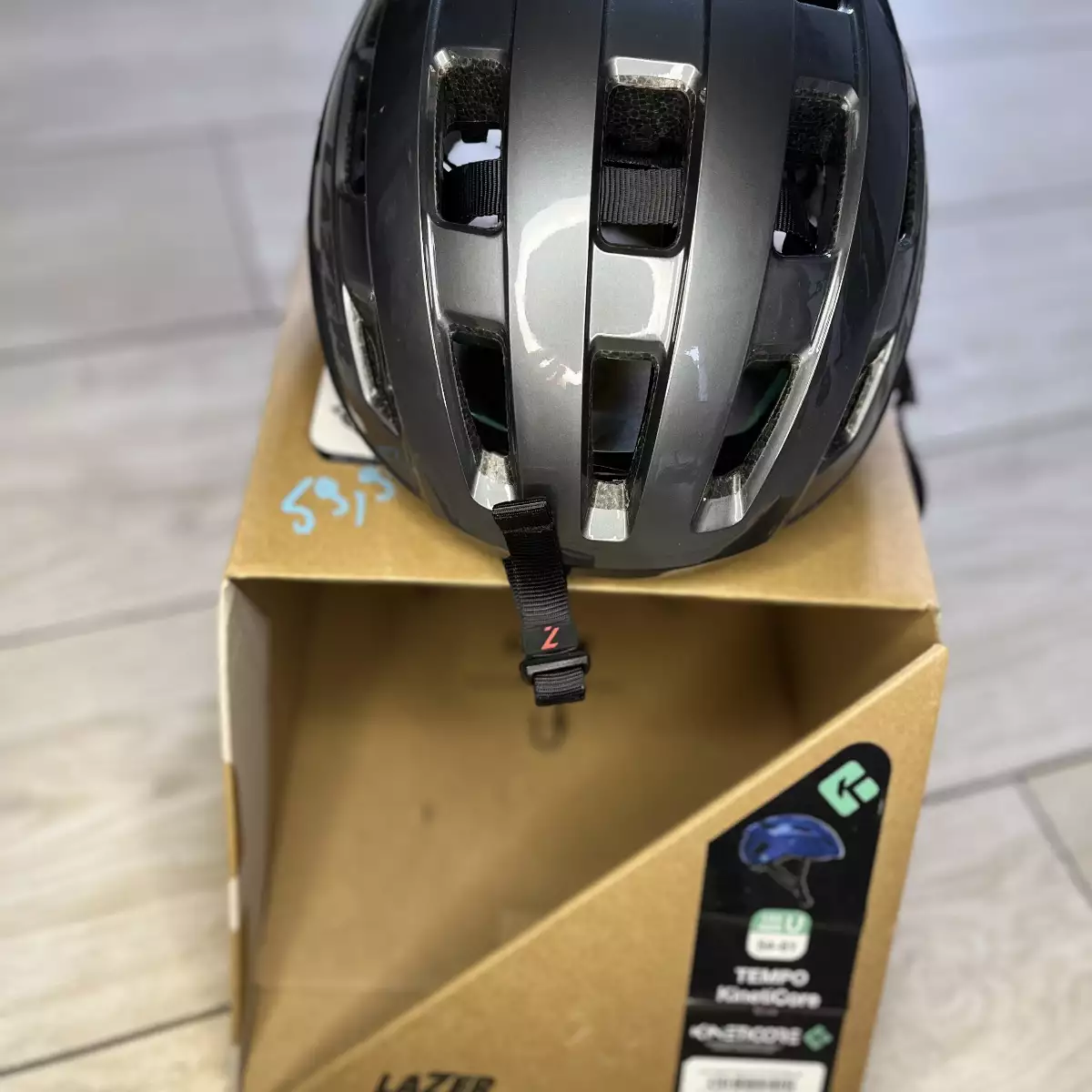 Casque Lazer Tempo gris Taille M