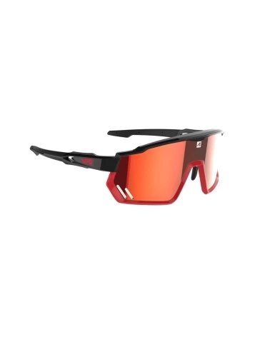 Lunettes AZR Pro Race RX Noir Rouge Verni  Écran Hydrophobe or